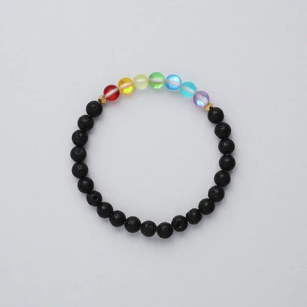 Glow Glass Mini Chakra Bracelet