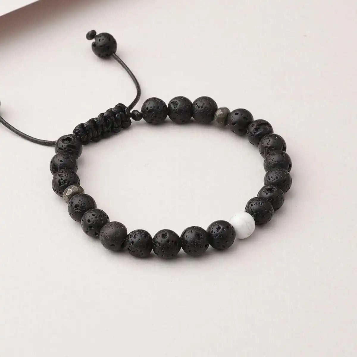 Kids White Howlite Diffuser Bracelet