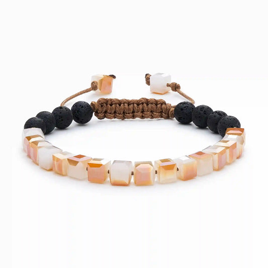 Glass Diffuser Bracelet (PEACHES & CREAM)