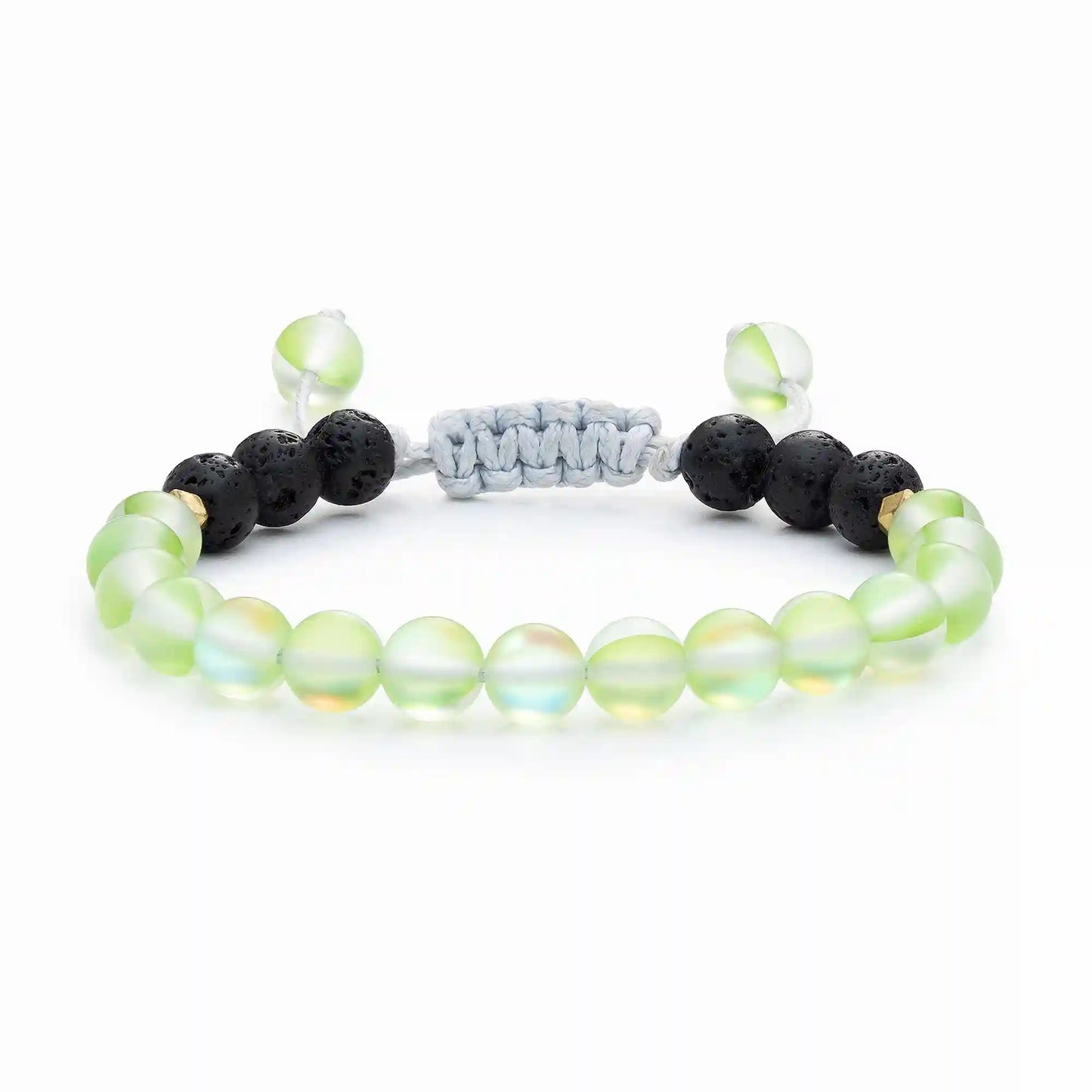 Kids Glow Glass Adjustable Bracelet (Green)