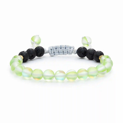 Kids Glow Glass Adjustable Bracelet (Green)