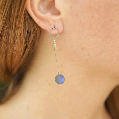 Glow Glass Drop Earrings
