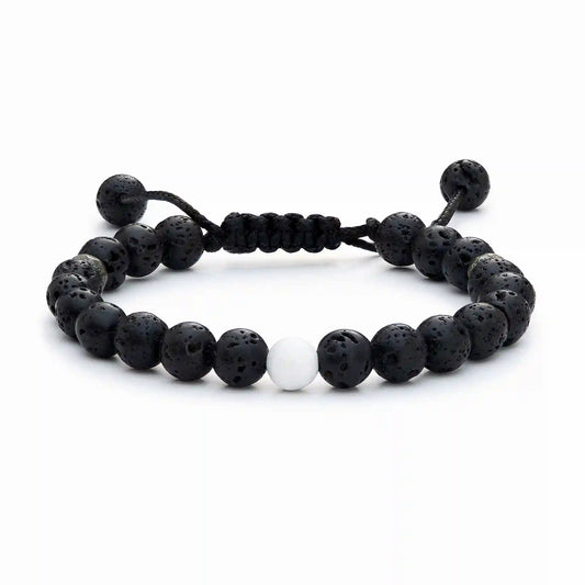 Kids White Howlite Diffuser Bracelet