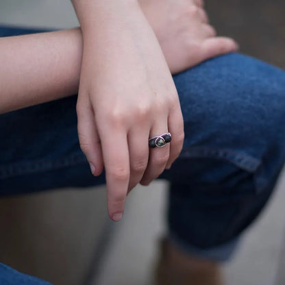 African Turquoise Diffuser Ring