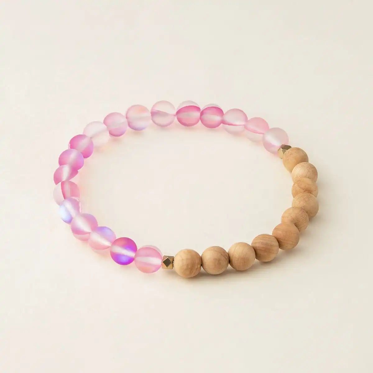 Glow Glass Wood Diffuser Bracelet